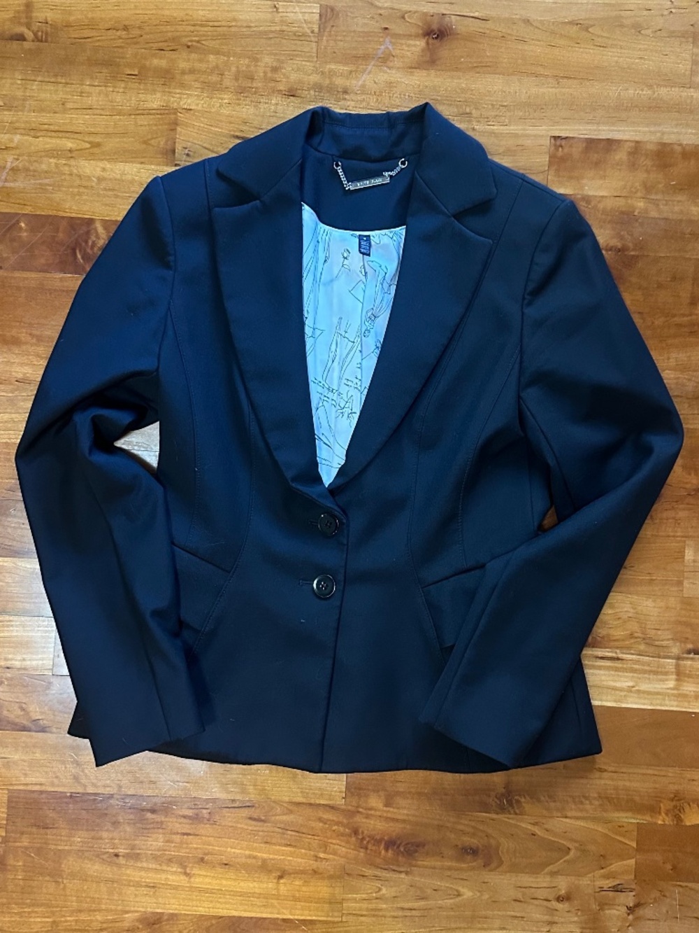 White House Black Market Black Blazer Size 6